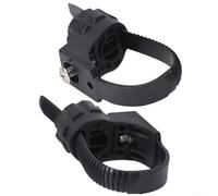 Kit de montaje de guardabarros para bicicleta, ABS + soporte de metal con abrazadera de nailon ajustable para bicicleta plegable MTB Road Ebike, adaptador de conversión de orificio reservado de
