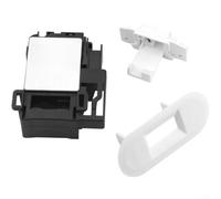 Kit de montaje de interruptor de bloqueo de puerta de lavadora para GE para lavadora de carga superior Hotpoint, piezas de repuesto de 3 piezas con golpeador y pin, modelos WH01X27954 WH01X24381