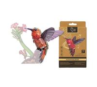 Kit de montaje de pájaros, modelo de pájaro 3D, juego de manualidades, no requiere pegamento, fácil rompecabezas, construcción, escritorio, decoración para oficina y hogar, regalos para amantes de los