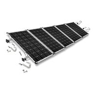 Kit de montaje de paneles solares con gancho de techo de cola de castor...