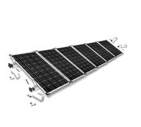 Kit de montaje de paneles solares con gancho de techo de cola de castor...