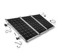 Kit de montaje de paneles solares con gancho de techo de cola de castor...