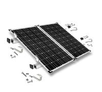 Kit de montaje de paneles solares con gancho de techo de cola de castor...