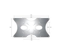 Kit de montaje de pantalla plasma/LCD - NEWSTAR - Plata - 22"-52" - Adaptable VESA - Capacidad 35 kg