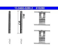 ATE 13.0460-0280.2 Kit de accesorios, pastillas de frenos