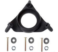 Kit de montaje de pernos triangulares para tanque de inodoro con sello de goma y pernos de metal compatibles con varios modelos de inodoro de dos piezas