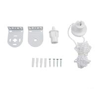 Kit de montaje de persiana enrollable, para tubos de 28 mm y 32 mm, piezas de repuesto, soportes superiores, cadena de control de mecanismo de repuesto (32 mm)