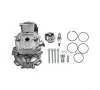 Kit de montaje de pistón de cilindro de 39 mm con anillos de perno de montaje, kit de reparación de motor pequeño para GX35 GX35 GX35NT, piezas de repuesto para cortacésped de motor