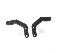 Kit de montaje de protector de mano para manillar de 28 mm Soporte de aleación de aluminio resistente con sistema de fijación seguro en color negro (negro)