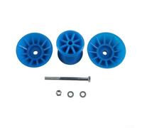 Kit de montaje de rodillo de campana de arco de 4 pulgadas, rodillo de remolque de poliuretano para pequeñas embarcaciones y remolques de yates, incluye accesorios de montaje