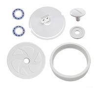 Kit de montaje de rueda limpiadora de piscina, kit de rueda loca grande con protector de eje de protección para Polaris 180 280