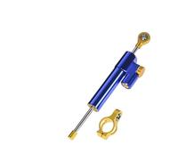 Kit de Montaje de Soporte de Amortiguador de dirección estabilizador de Motocicleta Compatible con BMW S1000RR, S1000R, R1200GS, F650GS, F800GS, Estabilizador de Amortiguador(Blue Gold)