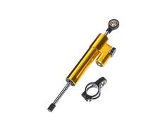 Kit de Montaje de Soporte de Amortiguador de dirección estabilizador de Motocicleta Compatible con BMW S1000RR, S1000R, R1200GS, F650GS, F800GS, Estabilizador de Amortiguador(Gold Black)