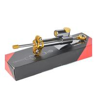 Kit de Montaje de Soporte de Amortiguador estabilizador de dirección Ajustable Compatible con Honda CB600F Hornet CB650F CB650R 750 750F Estabilizador de Amortiguador(Gray Gold)