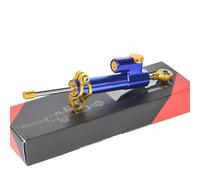 Kit de Montaje de Soporte de Amortiguador estabilizador de dirección Ajustable Compatible con Honda CB600F Hornet CB650F CB650R 750 750F Estabilizador de Amortiguador(Blue Gold)