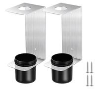 Kit de montaje de soporte de embudo de aceite con dos soportes de aluminio y taza de plástico extraíble para funcionalidad y reutilización del soporte del filtro de aceite