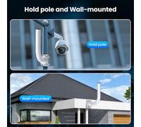 Kit de montaje de soporte de puente inalámbrico universal ajustable para antena exterior, punto de acceso a cliente (paquete de 2)