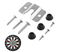 Kit de montaje de tablero de dardos resistente al desgaste, accesorios de | Kit de montaje resistente diseñado para la mayoría de dianas colgantes que proporcionan un juego estable y fiable resistente