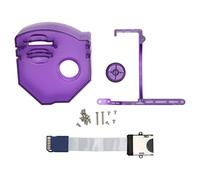 Kit de montaje de tarjeta de almacenamiento remoto para GDEMU, adaptador extensor de tarjeta de almacenamiento de impresión 3D con disipación de calor, soporte de tarjeta (Púrpura translúcido)