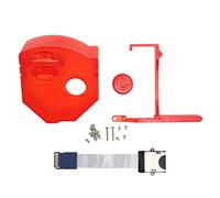 Kit de montaje de tarjeta de almacenamiento remoto para GDEMU, adaptador extensor de tarjeta de almacenamiento de impresión 3D con disipación de calor, soporte de tarjeta (Roja transparente)