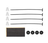 Kit de montaje de ventilador de refrigeración eléctrico universal: accesorios de vaivén de ventilador delgado para automóviles, camiones y vehículos automotrices