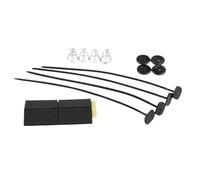 Kit de montaje de ventilador, radiador de ventilador, 11,02 x 2,36 x 2,36 pulgadas, Sturdy Nylon Hardware, Secure Installation Clips, Replacement Accessory for Automotive RV Truck Trailer