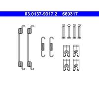 Kit de montaje de zapatas de freno 03.0137-9317.2 ATE para RENAULT SMART FORD VW