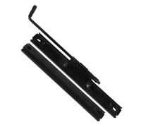 Kit de Montaje del Riel del Asiento Negro de Hierro, 1 Par