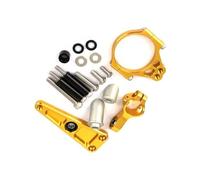 Kit De Montaje Del Soporte Estabilizador Amortiguador Dirección Ajustable Para XADV 750 Para X-ADV750 2017 Para NSS750 2021 Estabilizador Volante(Yellow bracket)