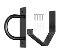 Kit de montaje en pared con cuerda de batalla, soporte para cuerda de combate de acero, soporte sólido de entrenamiento de alto rendimiento, soporte de entrenamiento multiusos, gancho para gimnasio en