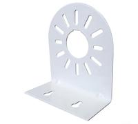 Kit de montaje en pared para cámara domo CCTV, soporte de metal en forma de L, alternativa de montaje en techo blanco a prueba de óxido, montaje en pared para cámara de seguridad para interiores y