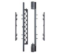 Kit de montaje en pared Superyard de North States: hardware para hacer cualquier superpatio clásico, juego de colores o patio de juego de 6 paneles para interiores y exteriores o extensión de patio de