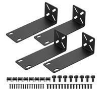 Kit de Montaje en Rack de 19 Pulgadas, Rack Mount Kit, Oreja de Montaje en Rack Ajustable de 14 a 30 mm en Conmutador de 19" Compatibles con Netgear TRENDnet Cisco D-Link HP, 7,9" a 19" (143 mm)