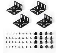 Kit de Montaje en Rack, Orejas de Rack de Interruptor Ajustables de 19 Pulgadas compatibles con la mayoría de los Productos Buffalo Tech, Cisco, NETGEAR, DELL, D-Link, Linksys y TRENDnet (Set C)