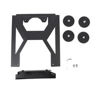 Kit de Montaje en Techo de Hierro para Coche, Compatible con Mini Antena parabólica Rectangular, Soporte de Base Plana con Cuatro Puntos de adsorción para RV, Furgoneta, Barco y