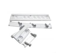 Kit de montaje integrado para puerta de frigorífico, soporte blanco para cajones de refrigerador integrados, pieza de repuesto de deslizamiento suave, riel resistente