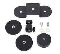 Kit de montaje magnético en techo compatible con mini antena parabólica rectangular, soportes magnéticos de base plana para coche, RV, furgoneta y barco, construcción de hierro y