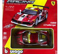 KIT de montaje METALICO 1/24 FERRARI 488 CHALLENGE BURAGO BB26582
