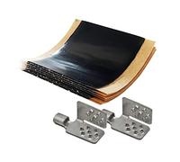 Kit de montaje MS3 - Accesorios de montaje para lámina de calefacción - Cinta aislante de caucho autosoldadora Scotch - Abrazadera de presión - Conector de compresión