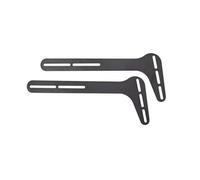 Kit de montaje Nedis SBMT05BK negro instalación bajo TV universal