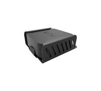 Kit de montaje para Apple TV - Soporte protector - Negro azabache - Aluminio de alta calidad