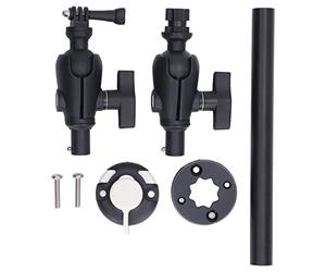 Kit de Montaje para cámara con ángulo Ajustable, Conjunto Ligero de Montaje para cámara en Kayaks con Abrazadera Apretada para Botes, canoas y Yates, Fabricado en Nailon, Aluminio