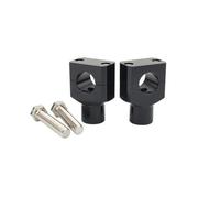 Kit De Montaje para Elevadores Manillar CNC con Abrazadera Fija Elevación Universal para Motocicleta 1" Y 25 Mm(25mm Black A)