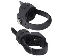 Kit de montaje para guardabarros con abrazadera ajustable para conversión de agujeros reservados en horquillas delanteras de bicicleta de montaña y eléctrica, color negro