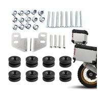 Kit de montaje para maletín lateral para moto - Paquete con tornillos, kit de montaje para bolsa trasera portátil multiusos - para moto, suministros para el montaje de maletas laterales pe
