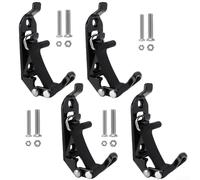 Kit de montaje para portaequipajes de techo con abrazaderas de goma para una fácil fijación de herramientas y transporte seguro al aire libre (4 piezas)