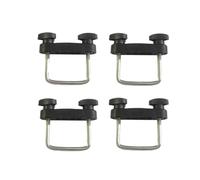 Kit de Montaje para Portaequipajes Kit de Montaje Abrazaderas con Pernos en U for Cesta portaequipaje Techo automóvil(60mm)