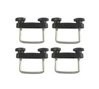 Kit de Montaje para Portaequipajes Kit de Montaje Abrazaderas con Pernos en U for Cesta portaequipaje Techo automóvil(90mm)