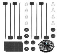 Kit De Montaje Para Ventilador De Radiador, Kit De Ventilador Para Refrigerador De Aceite De Transmisión, Reemplazo De Correa De Sujeción Para Montaje Seguro En Exteriores Y Modificación De