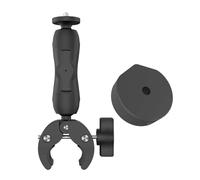 Kit de montaje pequeño, soporte de galería de techo pequeño,Soporte de tubo para escalera de autocaravana - Soporte de poste portátil, soporte de techo ajustable para techo de autocaravana, soporte de